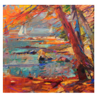 Obrazová reprodukce Les Iles de Lerins, Graham, Peter, 40 × 40 cm