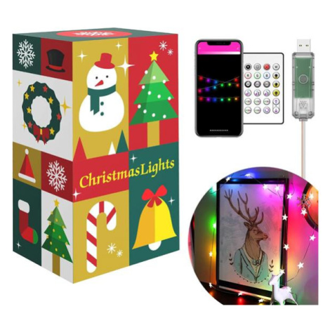 Smart LED vánoční řetěz 58381B 2m Bluetooth