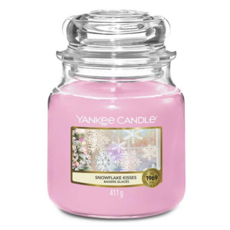 Yankee Candle Polibky sněhové vločky Svíčka ve skleněné dóze , 411 g