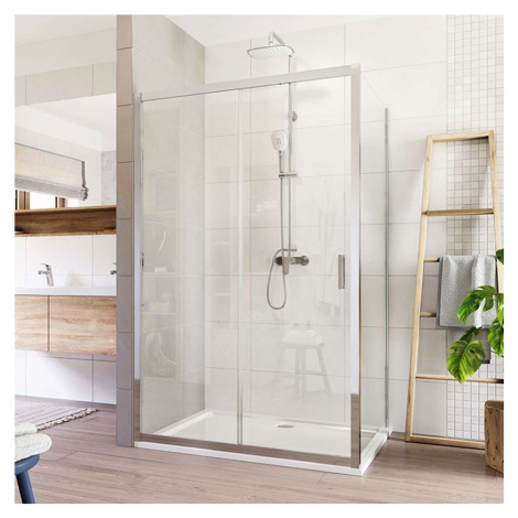 Mereo Sprchový kout, Lima, obdélník, zasunovací, 120x90 cm, chrom ALU, sklo Čiré CK85433K