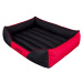 Pelíšek pro psa Reedog Comfy Black & Red - L