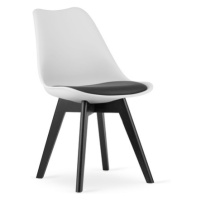 Židle MARK - černá/černo-bílá