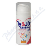 Lubrik.gel Ty&Já parf.vůní jahody 100ml Dr.Müller