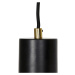Industriální závěsná lampa černá se zlatým 5-světlem - Raspi