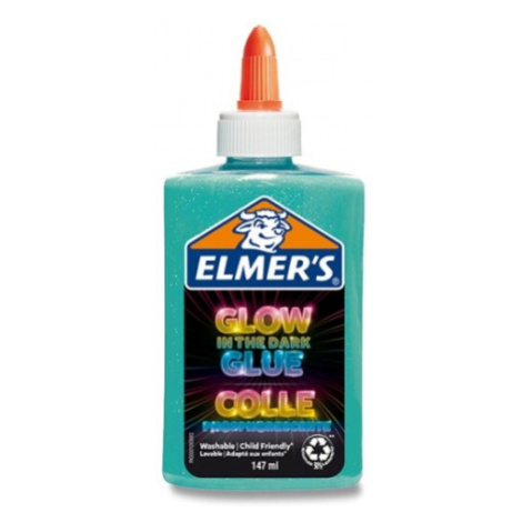 Lepidlo Elmer´s Glow in Dark Glue 147 ml, výběr barev modré ELMER´S