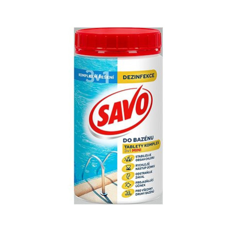 SAVO bazén - Tablety chlorové MINI KOMPLEX 3v1 0,76kg