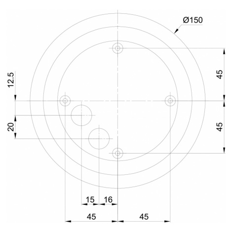 OSMONT LUK60012 LUKIDA 3 stropní/nástěnné skleněné svítidlo bílá IP65 3000 K 27W LED