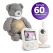 Philips AVENT Chůvička dětská video SCD891/26+NATTOU Uspáváček 4v1 Sleepy Bear Grey 0m+