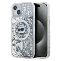 Pouzdro Karl Lagerfeld pro iPhone 15 Plus/14 Plus 6,7 transparentní Head Magsafe