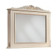 Estila Luxusní klasické bílé obdélníkové zrcadlo Emociones s vyřezávanými prvky a detaily 90 cm