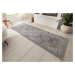 Hanse Home Collection koberce Běhoun Terrain 105604 Orken Grey Cream - 80x200 cm