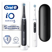 Oral-B iO Series 5 Matt Black+Quite White Duo Pack elektrický zubní kartáček 2 ks