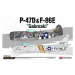 Model Kit letadlo 12530 - P-47D & F-86E "Gabreski" LE: (1:72)