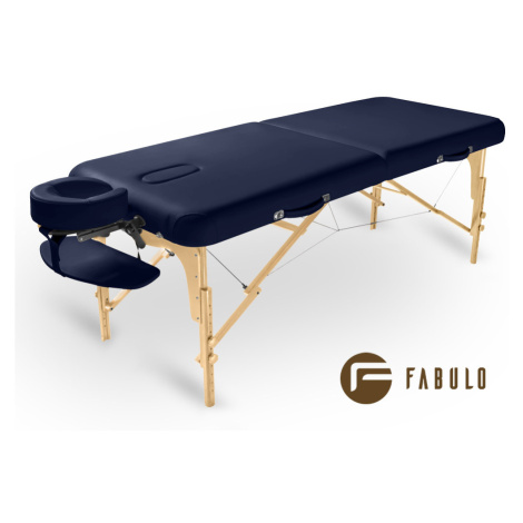 Fabulo GURU Set dřevěný masážní stůl Barva: tmavě modrá