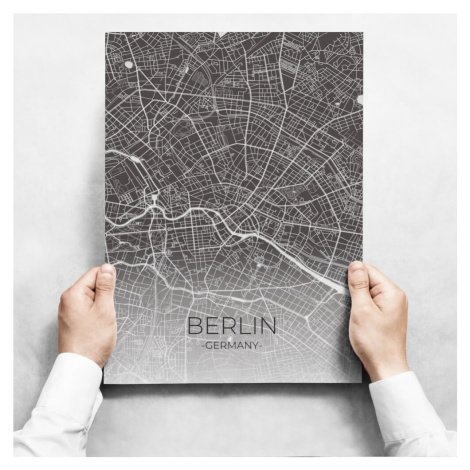 Sada obrazů - Map Of Berlin II INSPIO