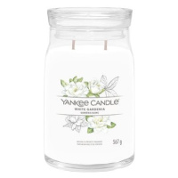 YANKEE CANDLE Signature sklo 2 knoty White Gardenia 567 g