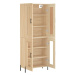 vidaXL Skříň highboard dub sonoma 69,5 x 34 x 180 cm kompozitní dřevo