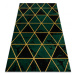 Kusový koberec Emerald 1020 green and gold 140x190 cm