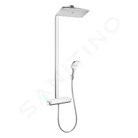 Hansgrohe 27286400 - Sprchový set Showerpipe 360 s termostatem, EcoSmart 9 l/min, bílá/chrom