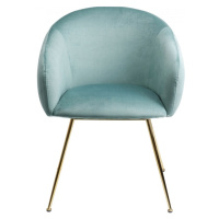 KARE Design Jídelní židle s područkami Lorena - tyrkysová