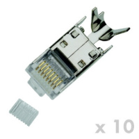 DATACOM konektor RJ45 STP CAT7(6A) 8p8c drát(10ks)