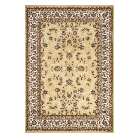 Spoltex, Kusový koberec Salyut beige 1579 B, 80x150, béžová, obývací pokoj