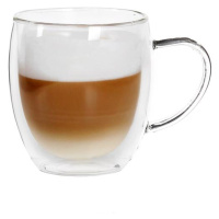 Skleněný hrnek Latte Macchiato TORO dvojité borosilikátové sklo 400ml