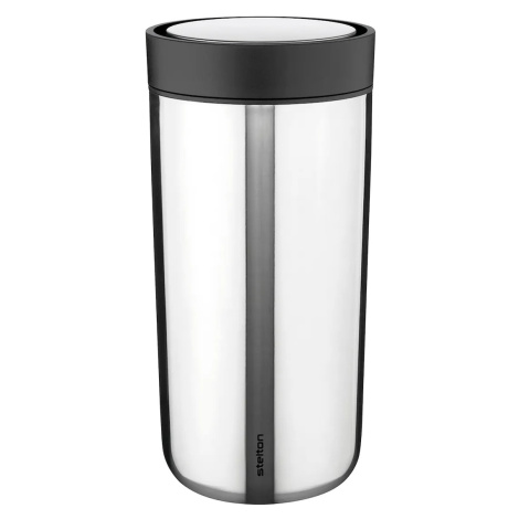 Termohrnek Stelton To Go Click 400 ml šedá barva