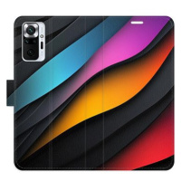 iSaprio Flip pouzdro Color Waves pro Xiaomi Redmi Note 10 Pro