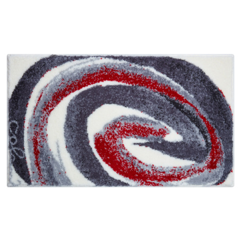 GRUND Koupelnová předložka Colani 42 šedá červená Rozměr: 60x100 cm