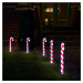 Konstsmide Christmas LED venkovní dekorace cukrová třtina sada 5 kusů