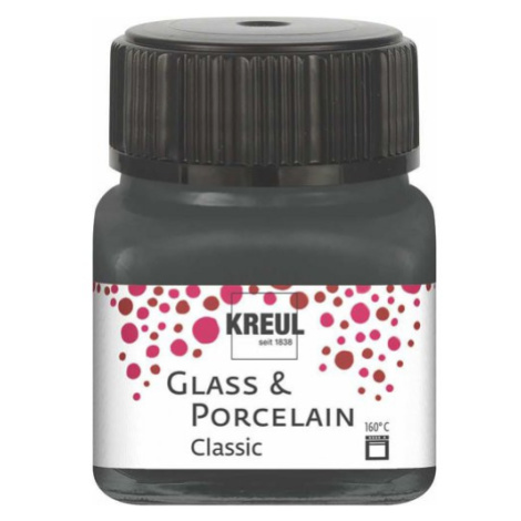 Kreul Barva na sklo a porcelán  classic 20 ml ŠEDÁ