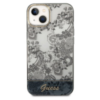 Pouzdro Guess PC/TPU Toile De Jouy iPhone 14 šedé