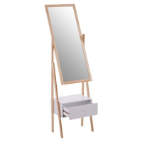 Stojací zrcadlo s dřevěným rámem 45x160 cm Rostok – Premier Housewares