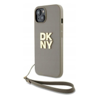 Dkny DKHCP15MPBSWSE iPhone 15 Plus 6,7 béžové/béžové pevné pouzdro Řemínek na zápěstí S