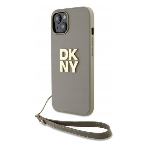 Dkny DKHCP15MPBSWSE iPhone 15 Plus 6,7 béžové/béžové pevné pouzdro Řemínek na zápěstí S