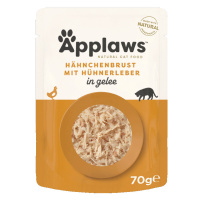 Applaws Pouch v želé 16 x 70 g - kuřecí s játry