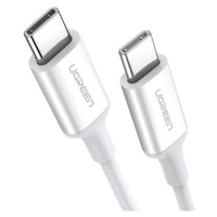 Kabel USB-C na USB-C UGREEN US264, 60W, 0,5 m (bílý)