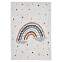 Krémový dětský koberec 120x170 cm Vida Rainbow – Think Rugs