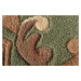 Flair Rugs koberce Ručně všívaný kusový koberec Lotus premium Green kruh - 120x120 (průměr) kruh