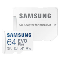 Samsung micro SDXC UHS-I 64GB MB-MC64KA/EU Bílá