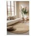 Hanse Home Collection koberce Kusový koberec Jute Braided 106007 Ivory - 200x200 (průměr) kruh c