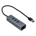 i-tec USB 3.0 Metal 3-portový s Gigabit Ethernet