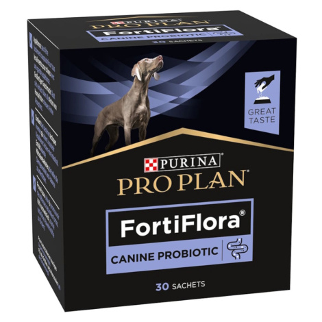PURINA PRO PLAN Vet Diets Forti Flora Probiotické doplňkové krmivo pro psy 30x1 g