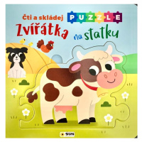 Čti a Skládej Puzzle Zvířátka na statku