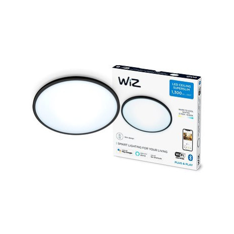 WiZ Tunable White SuperSlim stropní svítidlo 14W černé