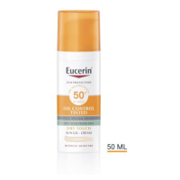 EUCERIN SUN Ochranný krémový gel na opalování na obličej Oil Control SPF50+ světlý 50 ml