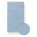 BocioLand Prostěradlo do postýlky, bavlna, modré, 120 x 60 cm