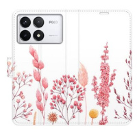 iSaprio Flip pouzdro Pink Flowers 03 pro Poco F6 Pro