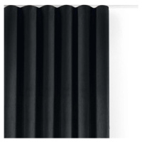 Černý sametový dimout závěs 400x225 cm Velto – Filumi